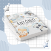 Caderneta de Saúde e Vacinação Personalizada com Capa Dura - Animais Astronautas