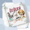 Albúm de Fotos e Recordações / Livro do Bebê Cachorrinhos Pet Boy
