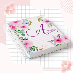 Caderneta de Saúde e Vacinação Personalizada com Capa Dura - Floral Vibrante