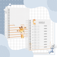Caderneta de Saúde e Vacinação Personalizada com Capa Dura - Girafa Aquarela na internet