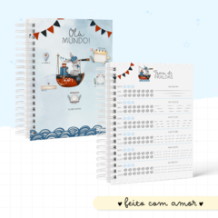 Caderneta de Saúde e Vacinação Personalizada com Capa Dura - Coelhinho Marinheiro na internet
