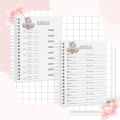 Caderneta de Saúde e Vacinação Personalizada com Capa Dura - Coelhinha Floral na internet
