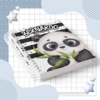 Caderneta de Saúde e Vacinação Personalizada com Capa Dura - Panda Aquarela Boy