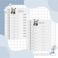 Caderneta de Saúde e Vacinação Personalizada com Capa Dura - Panda Aquarela Boy na internet