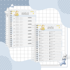 Caderneta de Saúde e Vacinação Personalizada com Capa Dura - Ursinho Estrela na internet