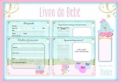 Álbum de Fotos e Recordações / Livro do Bebê - Galinha Pintadinha Rosa - comprar online