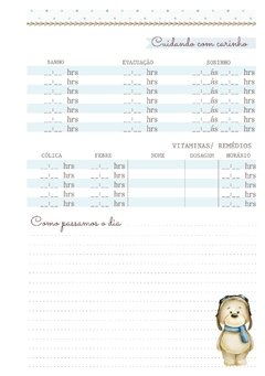 Caderneta de Saúde e Vacinação Personalizada com Capa Dura - Ursinho Aviador - Mundinho do Papel