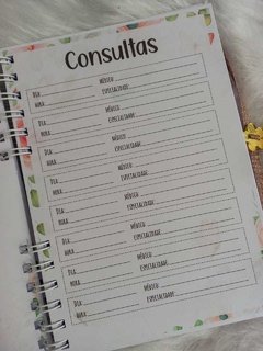 Caderneta de Saúde e Vacinação Personalizada com Capa Dura - Borboletas Floral - loja online