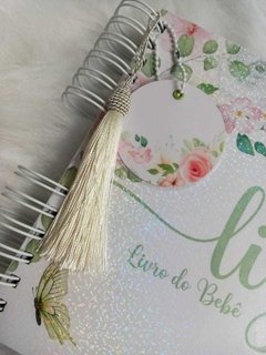 Combo Caderneta de Saúde + Livro do Bebê Borboletas Floral - comprar online