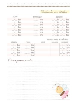 Caderneta de Saúde e Vacinação Personalizada com Capa Dura - Abelhinha na internet