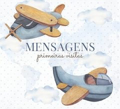 Imagem do Albúm de Fotos e Recordações / Livro do Bebê Avião