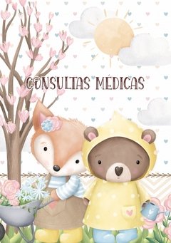 Caderneta de Saúde e Vacinação Personalizada com Capa Dura - Bosque Jardim - comprar online