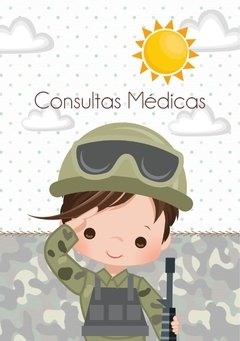 Imagem do Caderneta de Saúde e Vacinação Personalizada com Capa Dura - Exército