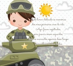 Imagem do Albúm de Fotos e Recordações / Livro do Bebê Exército
