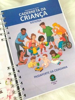 Imagem do Caderneta de Saúde e Vacinação Personalizada com Capa Dura - Borboletas