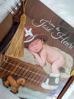 Albúm de Fotos e Recordações / Livro do Bebê com Foto na Capa - comprar online