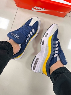 Nike Air Max 95 Amarelo/Cinza/Azul - loja online