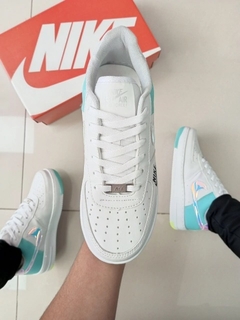 Nike Air Force Holográfico Branco/Verde - comprar online