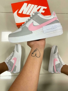 Nike Air Force Shadow Cinza/Rosa