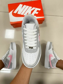 Nike Air Force Shadow Cinza/Rosa - comprar online