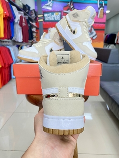 Nike Air Jordan 1 Infantil Dourado na internet