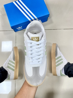 Adidas Samba Premium Branco/Verde - comprar online