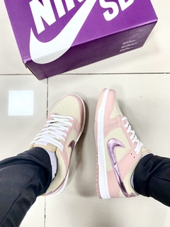 Dunk Low premium Bege/Rosa - loja online