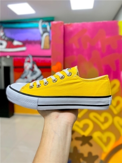 All Star Amarelo Lona