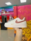 Air Force 1 Premium Branco/Nude