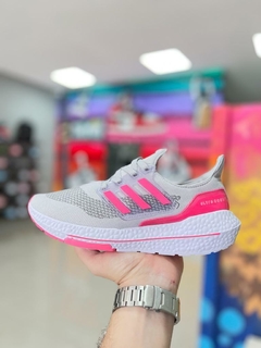 Adidas ultra boost cinza/rosa - comprar online