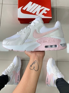 Air Max 90 excee branco/rosa