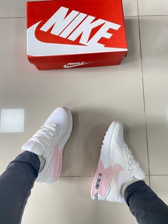 Air Max 90 excee branco/rosa - loja online