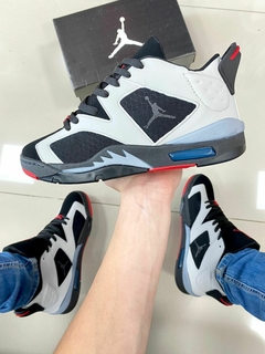 Nike air jordan 5 premium cinza/preto