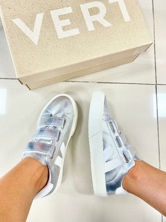 Vert Premium Velcro Branco/Prata - loja online