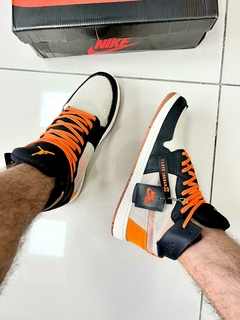 Air Jordan 1 Premium Bege/Laranja - loja online