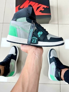 Air Jordan 1 Premium Cinza/Verde - comprar online