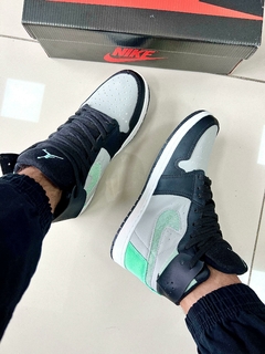 Air Jordan 1 Premium Cinza/Verde - loja online