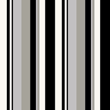 Papel de Parede - Listras - Preto com branco e cinza ( adesivo vinil autocolante ) ROLO - 0,60 Metros de Largura x 5,00 Metros de Altura.