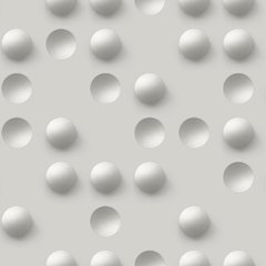 Papel de Parede 3D - Bolinhas decorativas - Bege ( adesivo vinil autocolante ) ROLO - 0,60 Metros de Largura x 5,00 Metros de Altura.