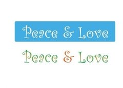 EQ STENCIL CHICO (713) PEACE & LOVE