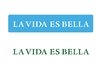 EQ STENCIL CHICO (723) LA VIDA ES BELLA