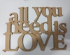 Laser frase all you need is love