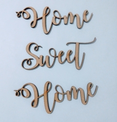 Láser frases home sweet home