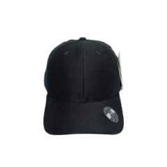 SNAPBACK LISO ABA CURVA PRETO