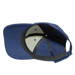 SNAPBACK LISO ABA CURVA AZUL MARINHO - Layners Bonés