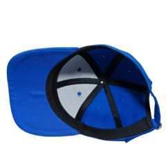 SNAPBACK LISO ABA CURVA AZUL ROYAL - Layners Bonés