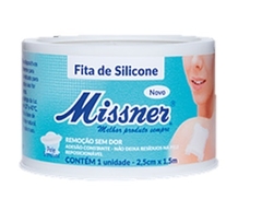 MISSNER FITA DE SILICONE 25X1,5 BRANCA HIPOALERGICA - comprar online