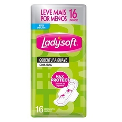 LADYSOFT ABSORVENTES SUAVE C/16 C/ABAS