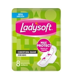 LADYSOFT ABSORVENTES SUAVE C/8 C/ABAS