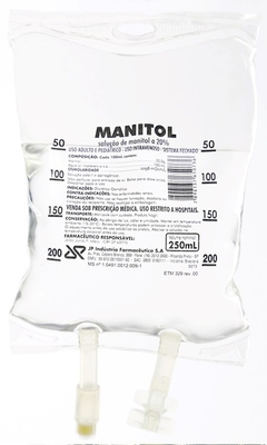 JP SOLUÇÃO INJETAVEL MANITOL 250 ML